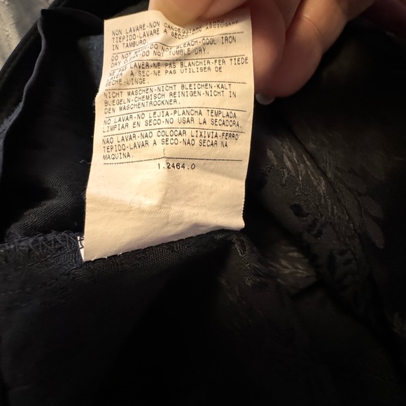 Sisley Pant Suit with floral embroidered detailing on fabric European size 42/46 - Picture 6 of 9